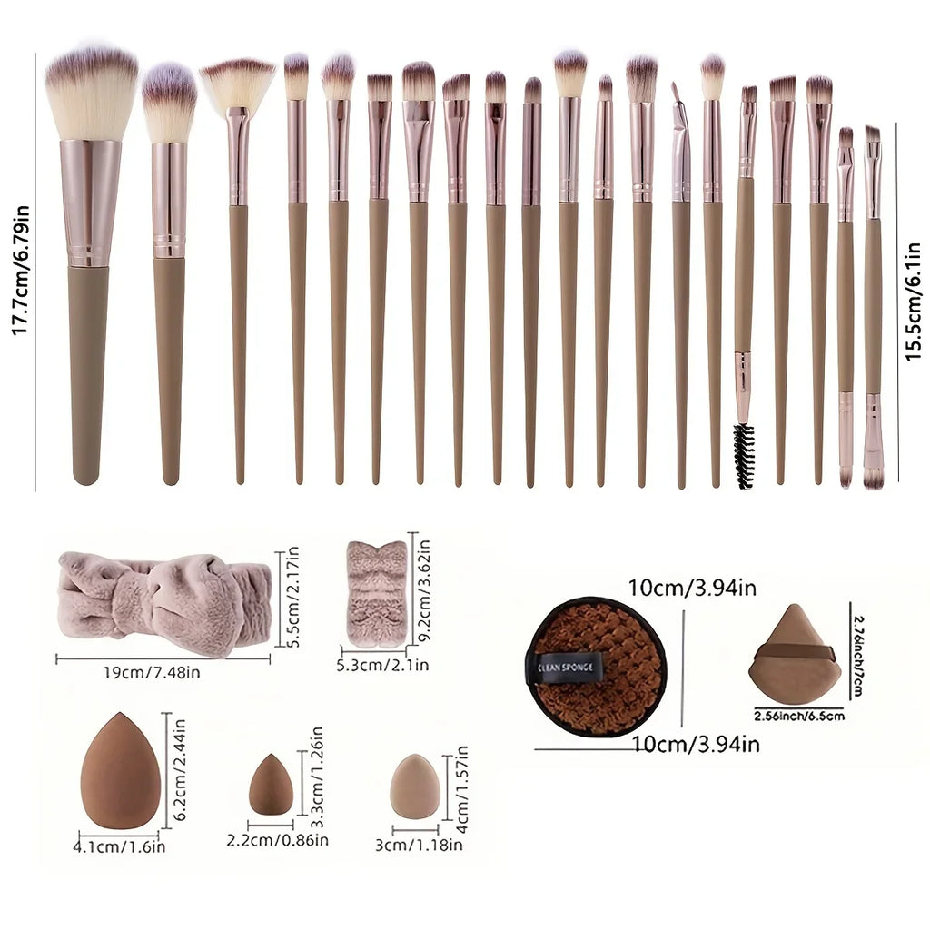 Makeup Tool Set w/Headband
