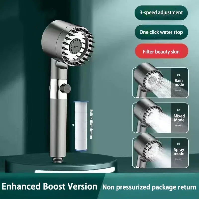 High Pressure Shower Head with Filter