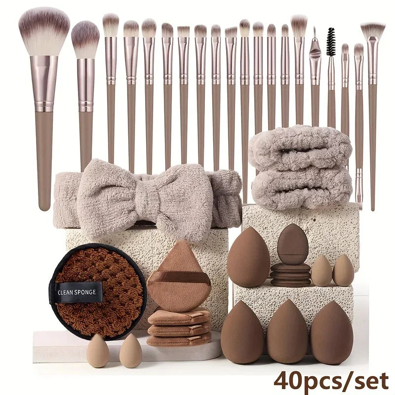 Makeup Tool Set w/Headband