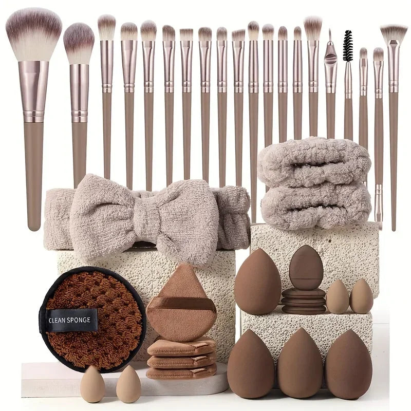 Makeup Tool Set w/Headband