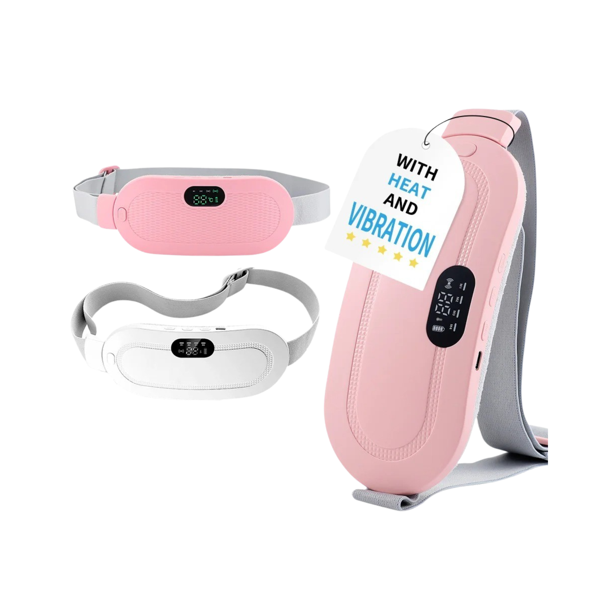 Electric Heating Pad Menstrual Cramp Massager